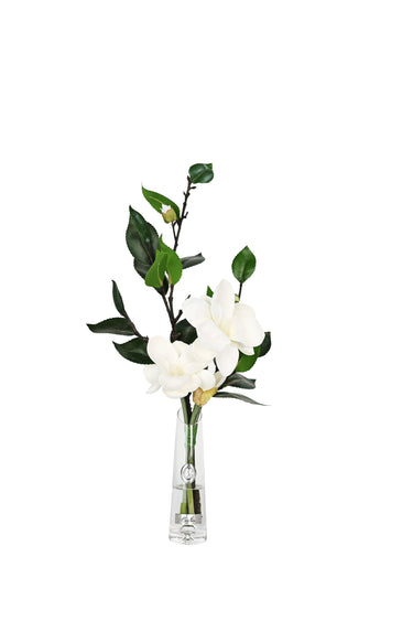 SMS01 | NEW Summer Magnolia in White & Silver